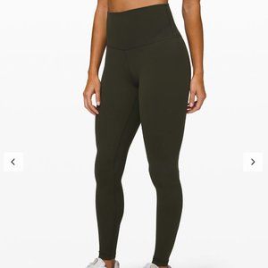 Lululemon Align Pant 28" Dark Olive Size 8